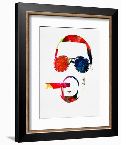 Kanye Watercolor-Lana Feldman-Framed Premium Giclee Print