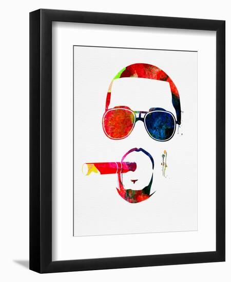 Kanye Watercolor-Lana Feldman-Framed Premium Giclee Print