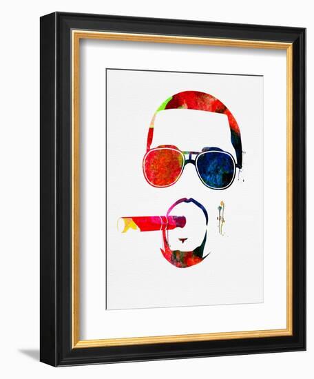 Kanye Watercolor-Lana Feldman-Framed Premium Giclee Print