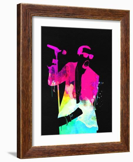 Kanye Watercolor-Lana Feldman-Framed Art Print