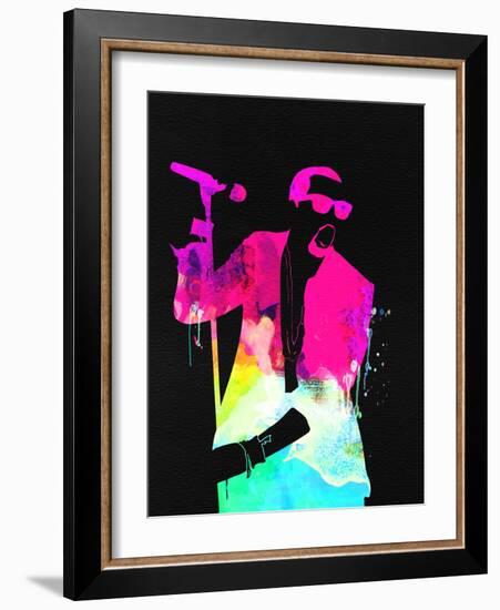 Kanye Watercolor-Lana Feldman-Framed Art Print