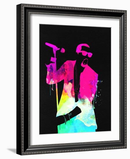 Kanye Watercolor-Lana Feldman-Framed Art Print