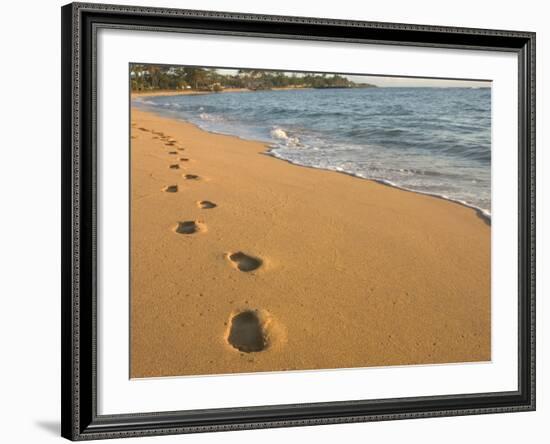 Kapa'a Beachfront, Kauai, Hawaii, USA-Savanah Stewart-Framed Photographic Print