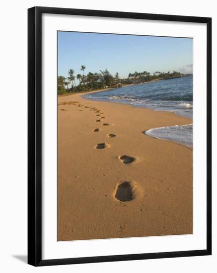 Kapa'a Beachfront, Kauai, Hawaii, USA-Savanah Stewart-Framed Photographic Print