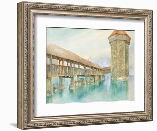 Kapelbrucke, Lucerne, 19th Century-John Ruskin-Framed Giclee Print