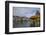 Kapellbrucke, wood covered bridge across the Reuss in Lucerne, Switzerland.-Michele Niles-Framed Photographic Print