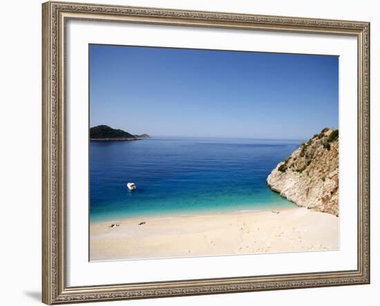 Kaputas Beach at Kalkan Area, Anatolia, Turkey, Asia Minor, Eurasia-null-Framed Photographic Print