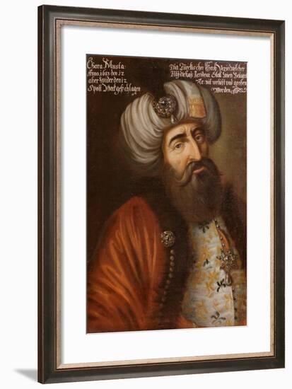 Kara Mustafa Pasha, Ottoman Grand Vizier, Ca 1683-null-Framed Giclee Print