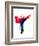 Karate Kid Watercolor-Lora Feldman-Framed Premium Giclee Print