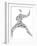 Karate Pictogram On White Background-seiksoon-Framed Art Print