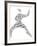 Karate Pictogram On White Background-seiksoon-Framed Art Print