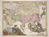 Map of Asia, Tartaria, Japan, the Philippines and East Indies, Engraved G. Van Gouwen, c.1690-Karel Allard-Laminated Giclee Print