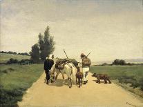 Gypsies on the Road-Karel Frederik Bombled-Framed Art Print