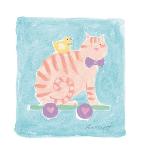 Cat Toy-Karen Anagnost-Art Print