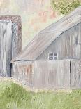 Watercolor Barn 1-Karen Barski-Mounted Art Print