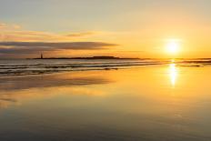 Sunrise at Seacliff Beach, East Lothian, Scotland, United Kingdom, Europe-Karen Deakin-Photographic Print