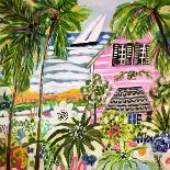 Palm Tree Wimsy II-Karen Fields-Art Print
