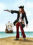 Anne Bonny, C1698, Irish Pirate-Karen Humpage-Giclee Print