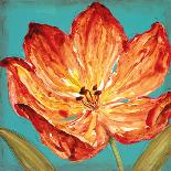 Flame Tulip II-Karen Leibrick-Mounted Art Print