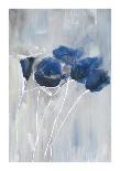 Aqua Lily Pads II-Karen Lorena Parker-Framed Art Print
