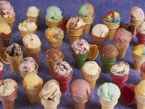 A Variety of Ice Cream Cones-Karen M^ Romanko-Framed Photographic Print