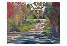 Country Highway-Karen Mathison Schmidt-Art Print