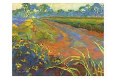 Garden Brook-Karen Mathison Schmidt-Stretched Canvas