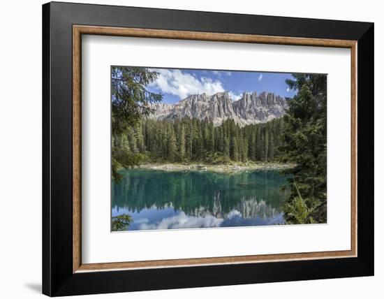 Karersee, South Tirol-Simone Wunderlich-Framed Photographic Print