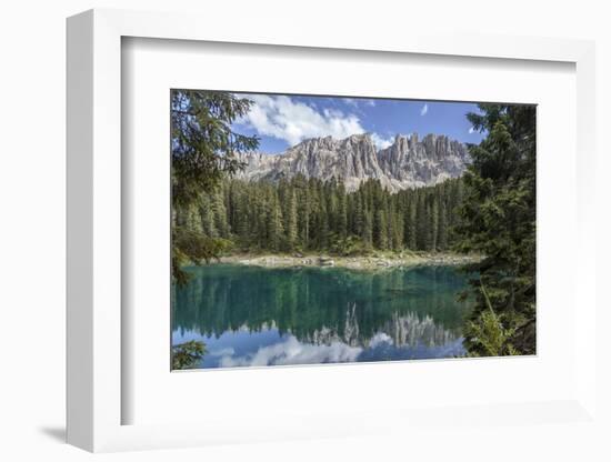 Karersee, South Tirol-Simone Wunderlich-Framed Photographic Print