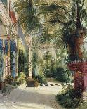 The Garden of the Villa D'Este, 1830-Karl Blechen-Framed Giclee Print