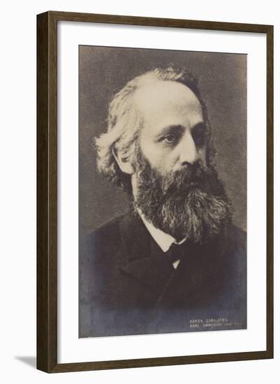 Karl Davydov, Russian Cellist (1838-1889)-null-Framed Photographic Print