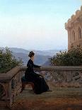 Woman on a Balcony-Karl Gustav Carus-Giclee Print