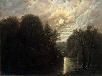 River Landscape in the Rosental Near Leipzig-Karl Gustav Carus-Giclee Print