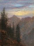 Wanderer on the Mountaintop, 1818-Karl Gustav Carus-Giclee Print