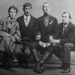 Osip Mandelstam, Korney Chukovsky, Benedikt Livshits and Yury Annenkov, 1914-Karl Karlovich Bulla-Giclee Print
