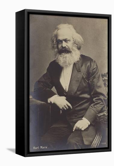 Karl Marx (1818-1883), German Philosopher, Economist, Historian and Political Theorist-null-Framed Premier Image Canvas