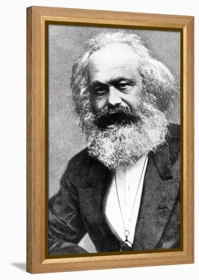 Karl Marx-Russian Photographer-Framed Premier Image Canvas