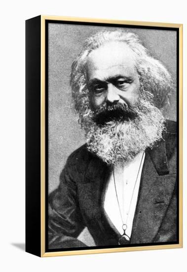 Karl Marx-Russian Photographer-Framed Premier Image Canvas