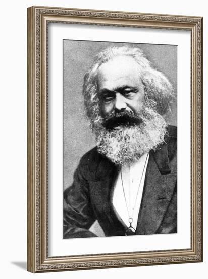 Karl Marx-Russian Photographer-Framed Giclee Print