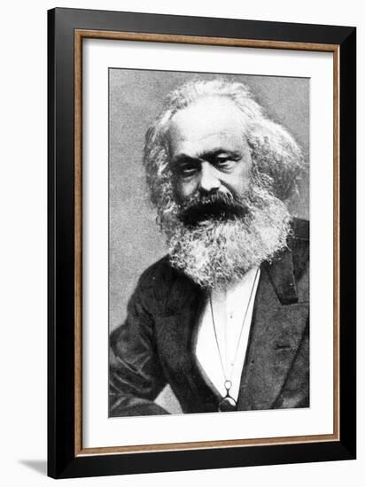 Karl Marx-Russian Photographer-Framed Giclee Print