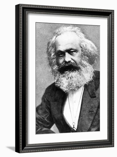 Karl Marx-Russian Photographer-Framed Giclee Print