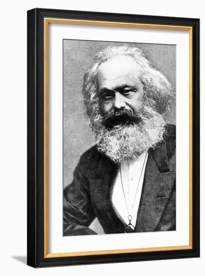 Karl Marx-Russian Photographer-Framed Giclee Print