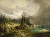 An Alpine Lake, 1867-Karl Millner-Giclee Print