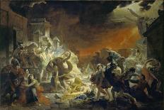 The Last Day of Pompeii, 1833-Karl Pavlovich Briullov-Framed Premier Image Canvas