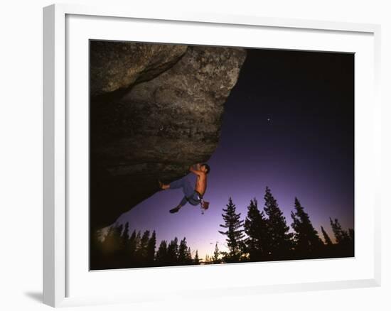 Karl's Overhang Donner Summit, California, USA-null-Framed Photographic Print