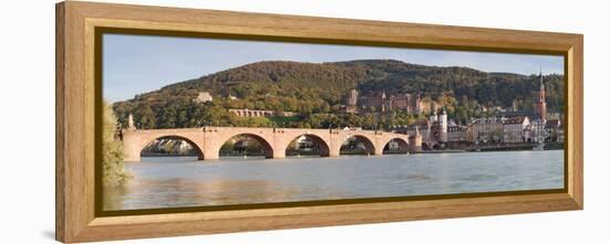 Karl Theodor Bridge, Stadttor, Castle and Heilig Geist Church-Markus Lange-Framed Premier Image Canvas