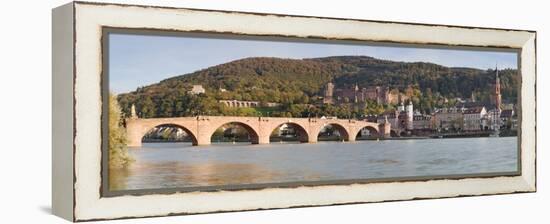 Karl Theodor Bridge, Stadttor, Castle and Heilig Geist Church-Markus Lange-Framed Premier Image Canvas