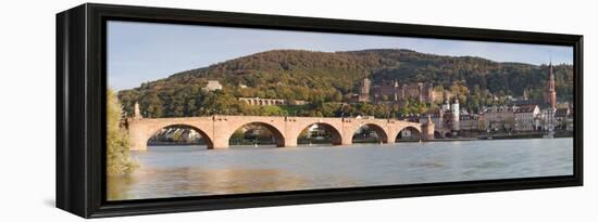 Karl Theodor Bridge, Stadttor, Castle and Heilig Geist Church-Markus Lange-Framed Premier Image Canvas