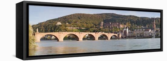 Karl Theodor Bridge, Stadttor, Castle and Heilig Geist Church-Markus Lange-Framed Premier Image Canvas