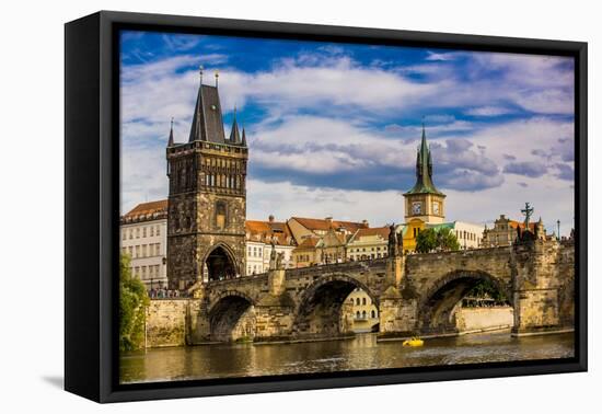 Karlovy Vary, Bohemia, Czech Republic, Europe-Laura Grier-Framed Premier Image Canvas